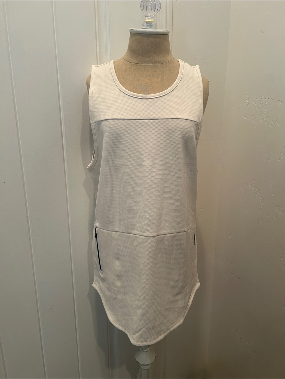 ASRV AeroSilver Ivory Cutoff Tank